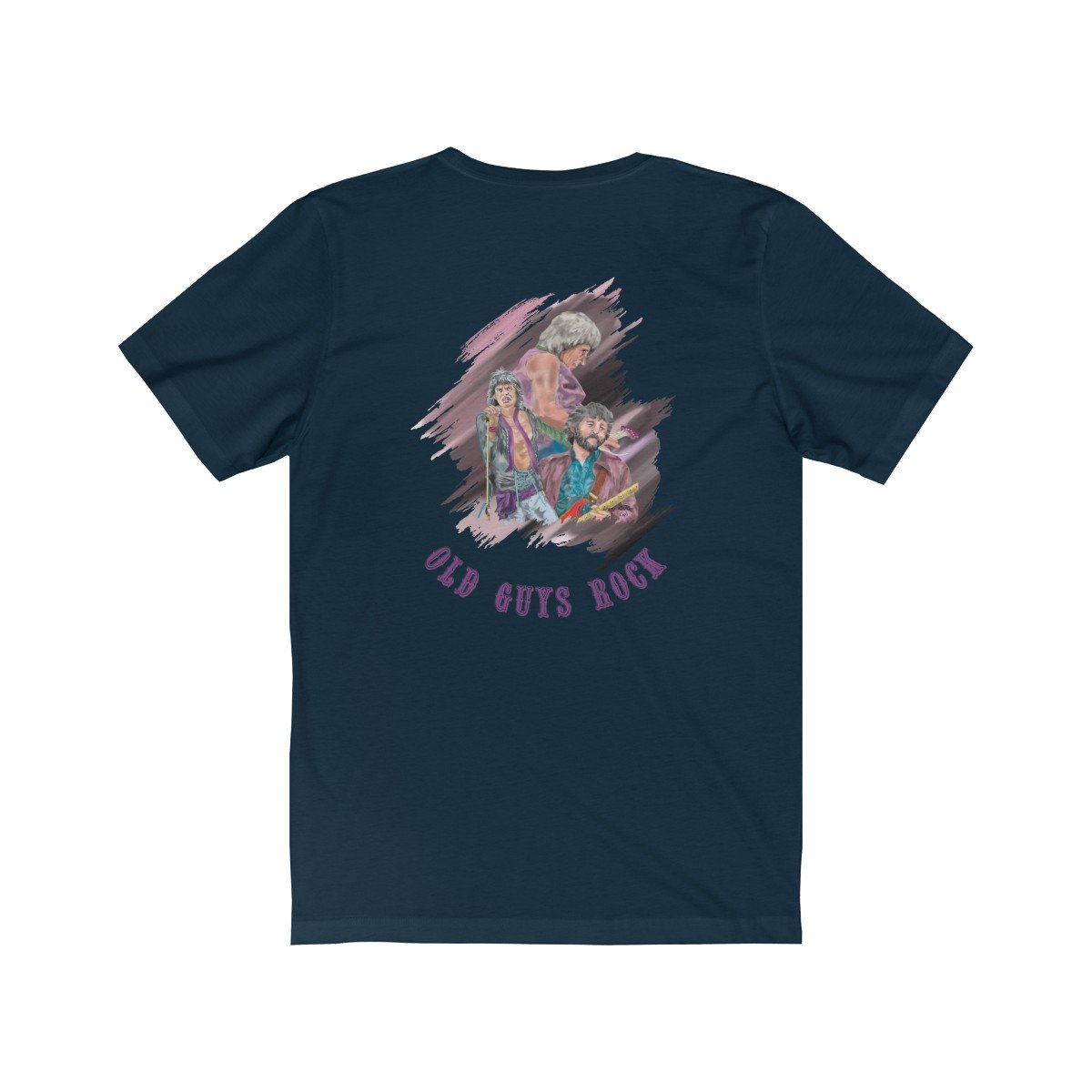 Copy of "Old Guys Rock" Jersey Short Sleeve Tee