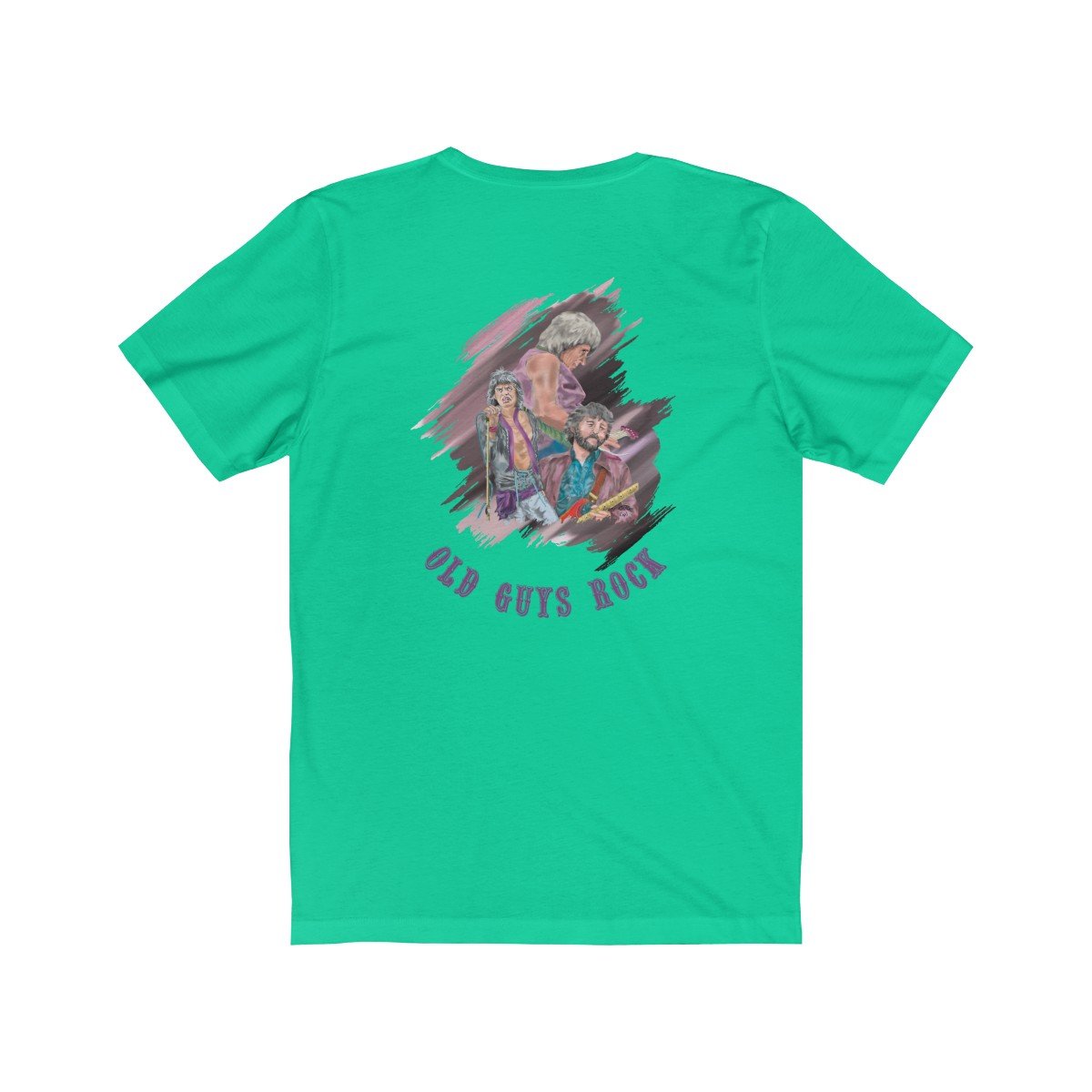Copy of "Old Guys Rock" Jersey Short Sleeve Tee