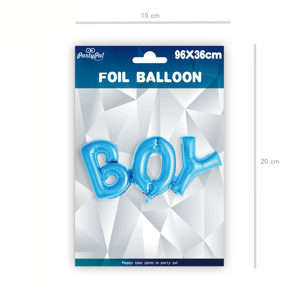 Balon foliowy BOY 96cm x 36cm