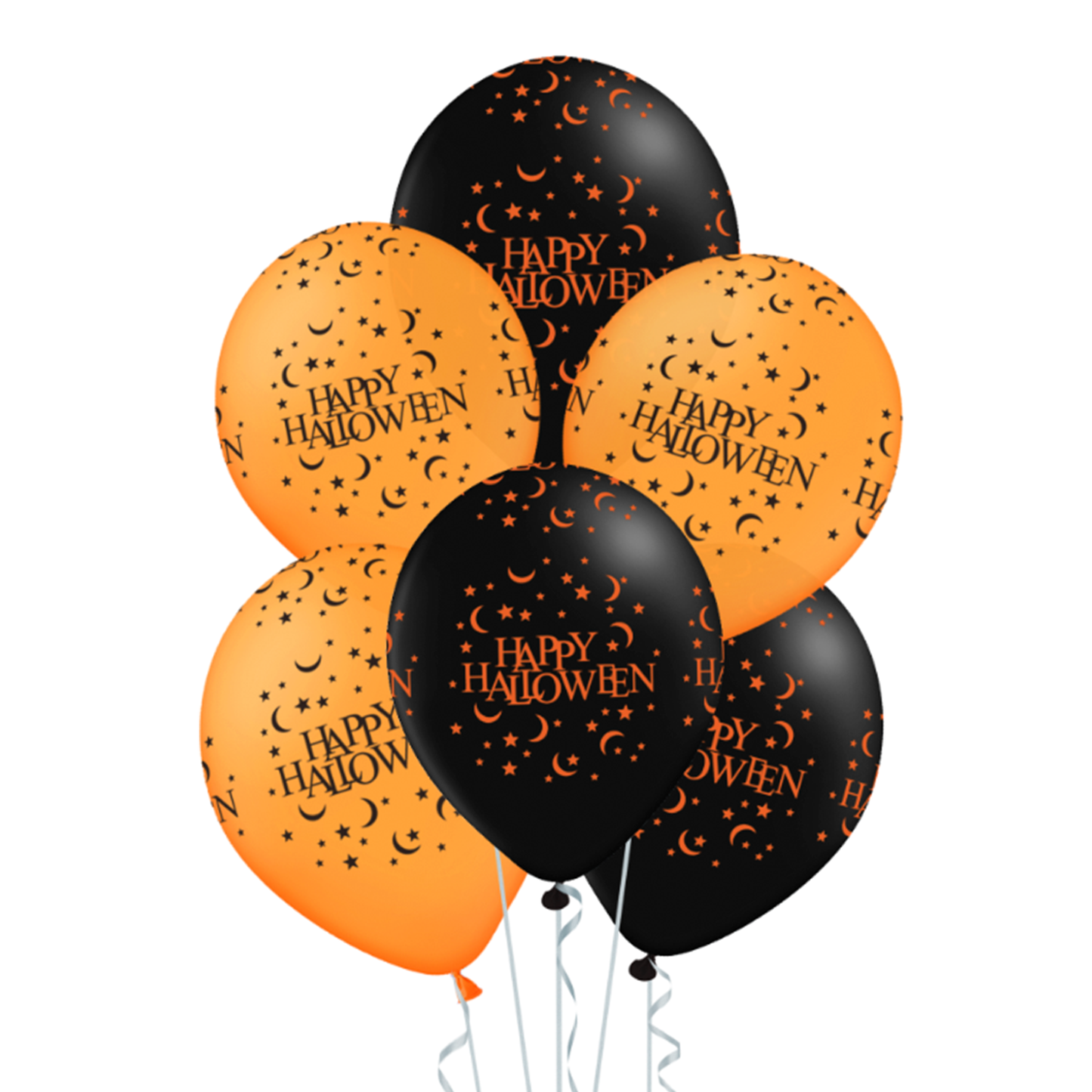 Balon Happy Halloween 12cali 6szt