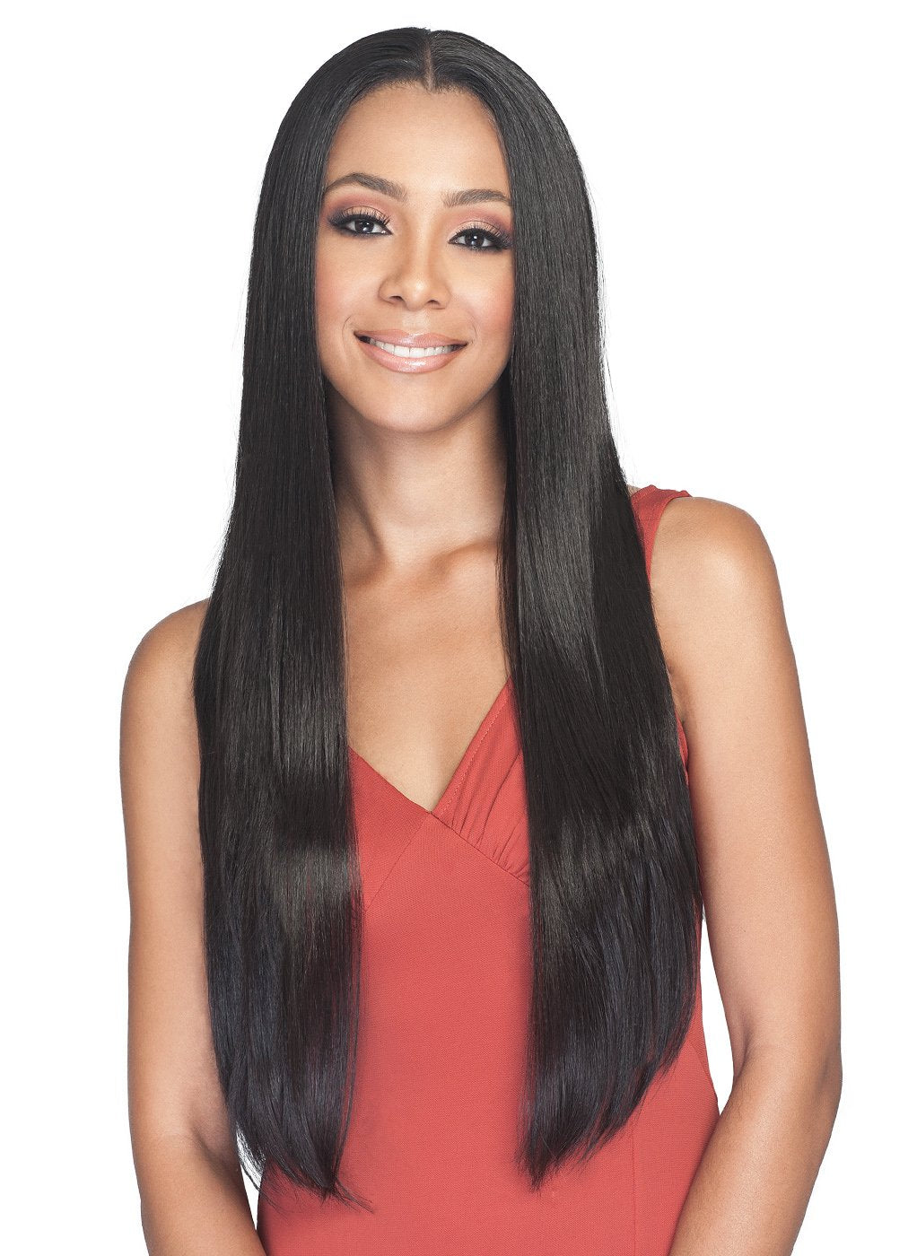 Bobbi Boss Human Hair Blend 13X6 Frontal Lace Wig MOGLWJE26 JERRY CURL 26