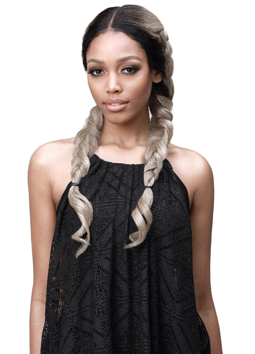 Bobbi Boss 100% Human Hair Blend Lace Front Wig MBLF230 SANA