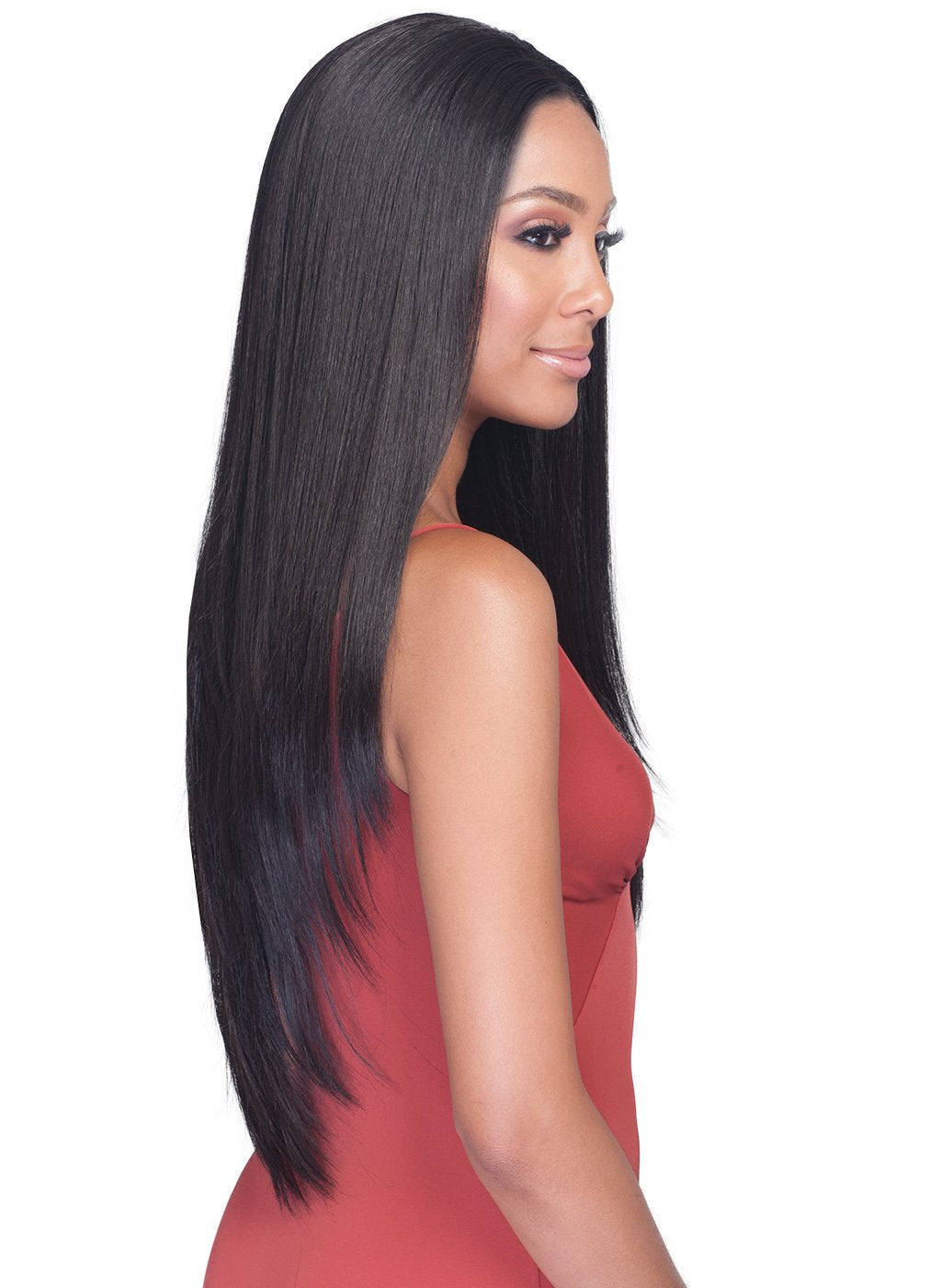 Bobbi Boss Human Hair Blend 13X6 Frontal Lace Wig MOGLWJE26 JERRY CURL 26