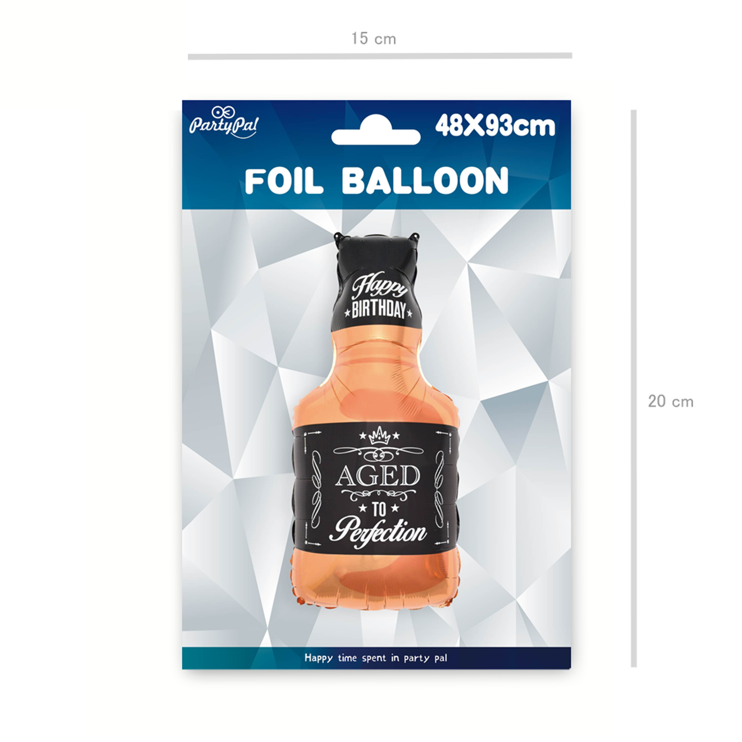 Balon foliowy butelka whisky 48cm x 93cm