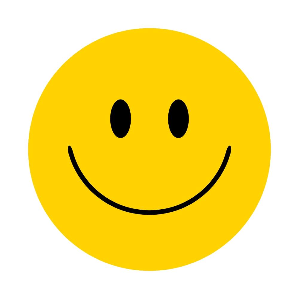 Acrylic Mountable Smilies! - 7x7 inch / Yellow