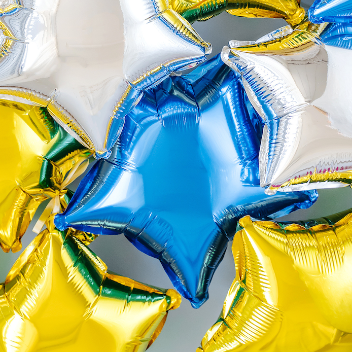 Balon foliowy gwiazda chabrowa 18cali