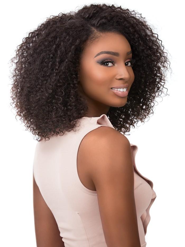 Bare & Natural 100% Brazilian Virgin Remy 4x4 Swiss Lace Front Wig BOHEMIAN