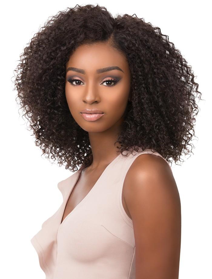 Bare & Natural 100% Brazilian Virgin Remy 4x4 Swiss Lace Front Wig BOHEMIAN