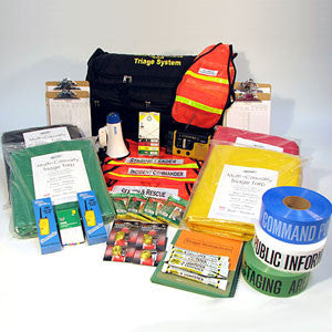 Incident Command  Triage Kit On Wheels