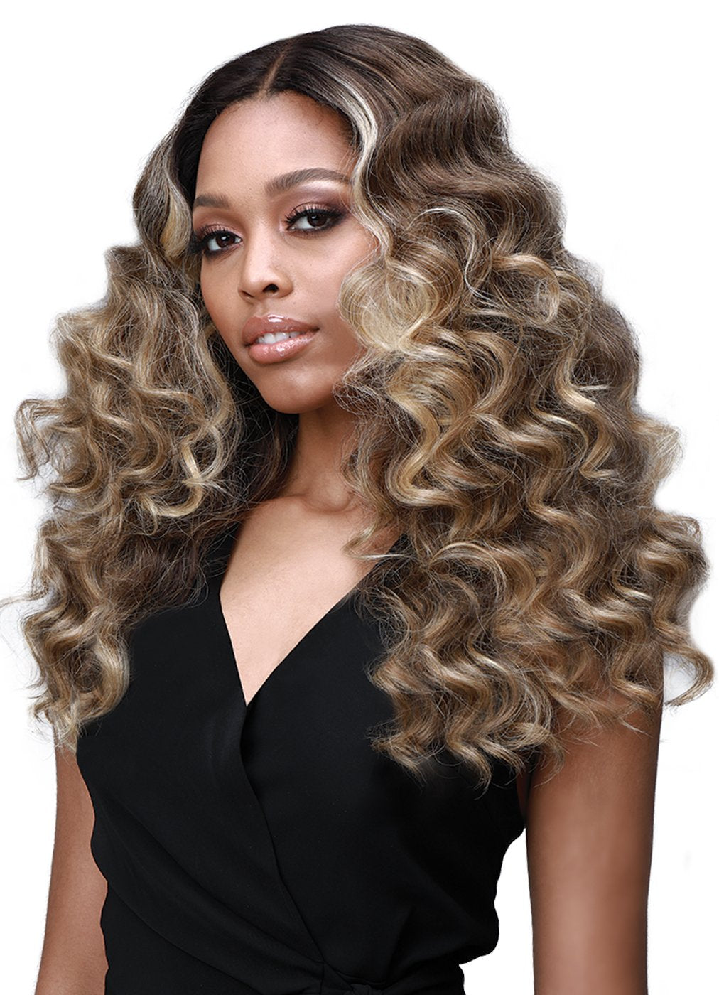 Bobbi Boss Curlify Natural Curl Series Lace Front Wig MLF407 NINA