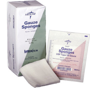 Non-Sterile 4 X 4 Gauze Pads