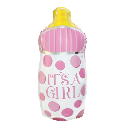 Balon foliowy butelka It's a girl 44 x 82cm