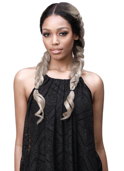 Bobbi Boss 100% Human Hair Blend Lace Front Wig MBLF230 SANA (discount applied)