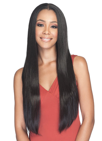Bobbi Boss Human Hair Blend 13X6 Frontal Lace Wig MOGLWJE32 JERRY CURL 32