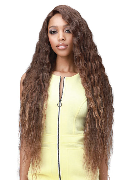 Bobbi Boss Human Hair Blend 13X7 Glueless Frontal Lace Wig MBLF001 ALIVIA