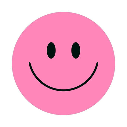 Acrylic Mountable Smilies! - 7x7 inch / Light Pink - Acrylic Print