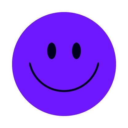 Acrylic Mountable Smilies! - 7x7 inch / Purple