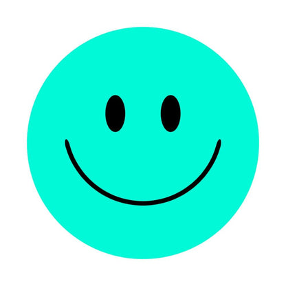 Acrylic Mountable Smilies! - 7x7 inch / Sea Foam Green