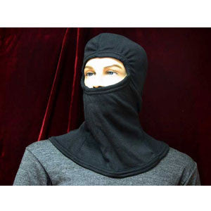 19" Padded Shoulder Fire Hood Black Rib Knit Carbon