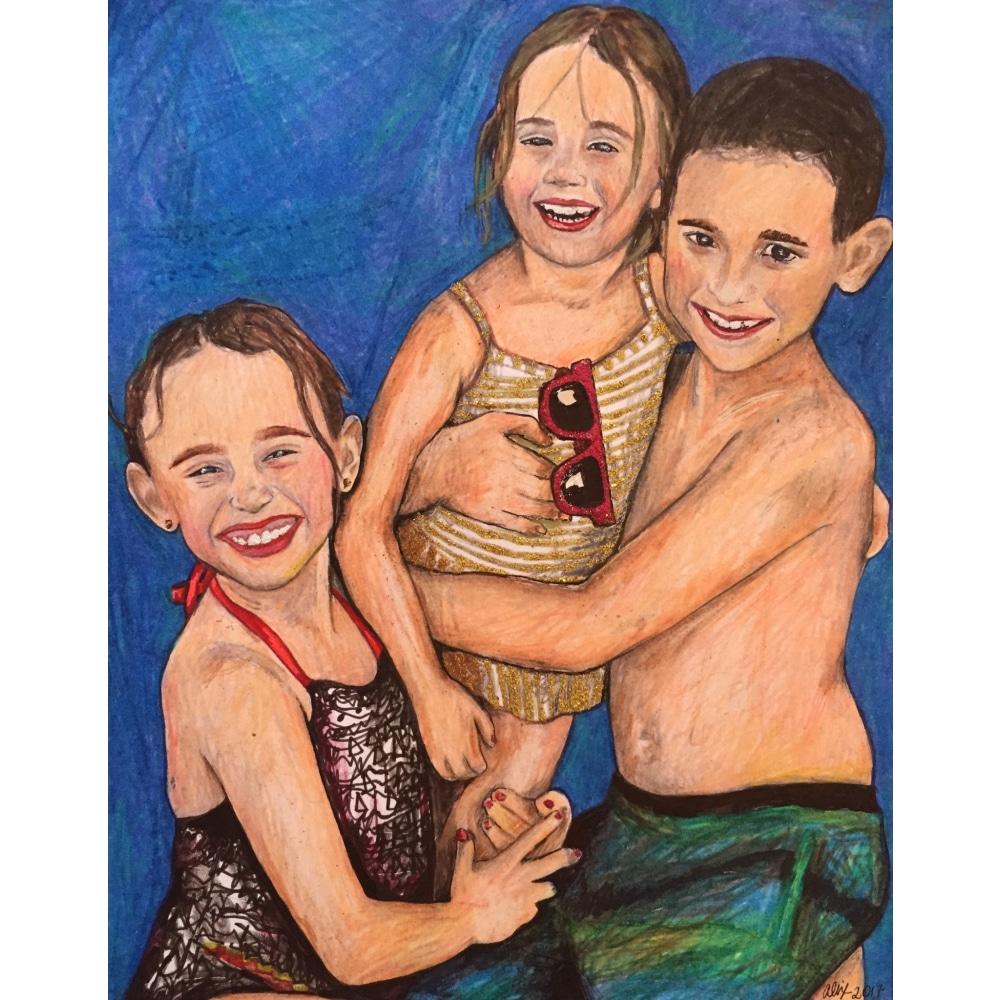 Custom Drawn Portrait - Custom Art