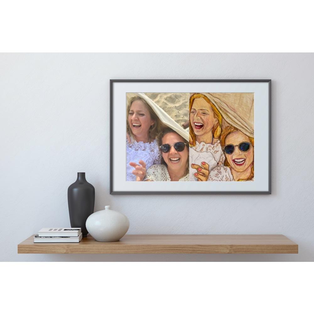 Custom Drawn Portrait - Custom Art