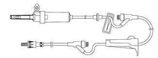 Amsino IV Administration Set 15 Drop Needleless